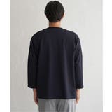 DRYメッシュバイカラー7分袖カーディガン | ikka  | 詳細画像14 