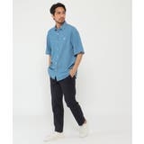 【WEB限定】BEVERLY HILLS POLO CLUB デニム半袖シャツ | ikka  | 詳細画像16