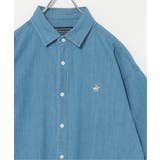 ブルー | 【WEB限定】BEVERLY HILLS POLO CLUB デニム半袖シャツ | ikka