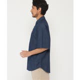 【WEB限定】BEVERLY HILLS POLO CLUB デニム半袖シャツ | ikka  | 詳細画像2