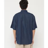 【WEB限定】BEVERLY HILLS POLO CLUB デニム半袖シャツ | ikka  | 詳細画像3