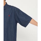 【WEB限定】BEVERLY HILLS POLO CLUB デニム半袖シャツ | ikka  | 詳細画像5