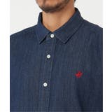 【WEB限定】BEVERLY HILLS POLO CLUB デニム半袖シャツ | ikka  | 詳細画像7