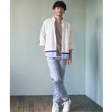 7分袖オックス裾切り替えシャツ | ikka | 詳細画像12