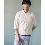7分袖オックス裾切り替えシャツ | ikka | 詳細画像2