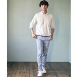 7分袖オックス裾切り替えシャツ | ikka | 詳細画像6