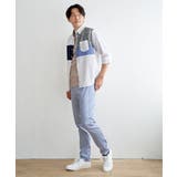 7分袖ブロックス切り替えシャツ | ikka | 詳細画像11