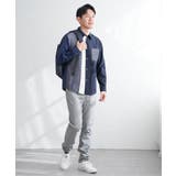 ブロックスパイピング切り替えシャツ | ikka  | 詳細画像4 