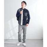 ブロックスパイピング切り替えシャツ | ikka  | 詳細画像5 