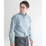 グリーン | 【吸水速乾】イージーケアオックスボタンダウンシャツ | ikka