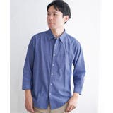7分袖フレンチリネンMIX無地シャツ | ikka | 詳細画像10