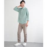 7分袖フレンチリネンMIX無地シャツ | ikka | 詳細画像16