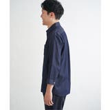 7分袖フレンチリネンMIX無地シャツ | ikka | 詳細画像25