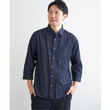 7分袖フレンチリネンMIX無地シャツ | ikka | 詳細画像27