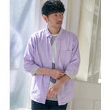 【吸水速乾】7分フレンチリネンMIX無地シャツ | ikka | 詳細画像2