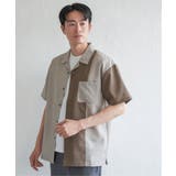 リネンライク切り替えオープンカラーシャツ | ikka | 詳細画像14