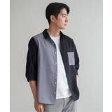 7分ブロックスドライタッチシャツ | ikka | 詳細画像14