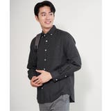 【芸能人着用】イージーケアネルスイスカラーボタンダウンシャツ | ikka  | 詳細画像6 