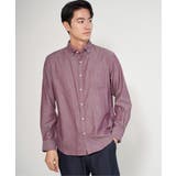 【芸能人着用】イージーケアネルスイスカラーボタンダウンシャツ | ikka  | 詳細画像12 