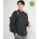 チャコール | 【芸能人着用】イージーケアネルスイスカラーボタンダウンシャツ | ikka 