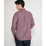 【芸能人着用】イージーケアネルスイスカラーボタンダウンシャツ | ikka  | 詳細画像16 