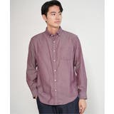 【芸能人着用】イージーケアネルスイスカラーボタンダウンシャツ | ikka  | 詳細画像17 