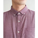 【芸能人着用】イージーケアネルスイスカラーボタンダウンシャツ | ikka  | 詳細画像18 