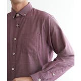 【芸能人着用】イージーケアネルスイスカラーボタンダウンシャツ | ikka  | 詳細画像19 