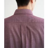 【芸能人着用】イージーケアネルスイスカラーボタンダウンシャツ | ikka  | 詳細画像22 