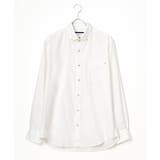 【芸能人着用】イージーケアネルスイスカラーボタンダウンシャツ | ikka  | 詳細画像27 