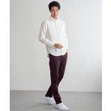 【芸能人着用】イージーケアネルスイスカラーボタンダウンシャツ | ikka  | 詳細画像3 