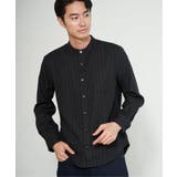 イージ?ケアネルバンドカラーシャツ | ikka  | 詳細画像1 