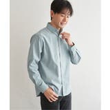 グリーン | イージーケアソフトOXスイスカラーボタンダウンシャツ | ikka 