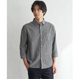 【吸水速乾】フレンチリネンMIX袖2WAYシャツ | ikka  | 詳細画像12 