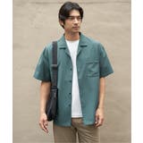 ターコイズブルー | 【MonoMax × 小泉孝太郎】Reflax(R)冷感UVオープンカラーシャツ… | ikka 