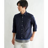 オックス袖2WAY裾切り替えシャツ | ikka | 詳細画像11