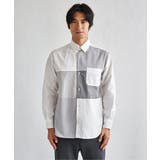 オックスブロックスグラデシャツ | ikka  | 詳細画像10 