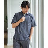 インディゴ冷感スイスカラーシャツ | ikka  | 詳細画像8 