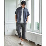 インディゴ冷感スイスカラーシャツ | ikka  | 詳細画像5 
