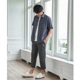 インディゴ冷感スイスカラーシャツ | ikka  | 詳細画像6 