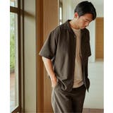 【接触冷感】シアサッカーオープンカラーシャツ | ikka | 詳細画像7