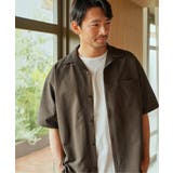 【接触冷感】シアサッカーオープンカラーシャツ | ikka | 詳細画像4