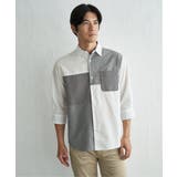 【MonoMax × 小泉孝太郎】7分袖冷感ブロックスシャツ「小泉孝太郎さん着用… | ikka  | 詳細画像11 