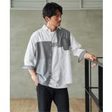 【MonoMax × 小泉孝太郎】7分袖冷感ブロックスシャツ「小泉孝太郎さん着用… | ikka  | 詳細画像3 