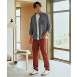 シアーデニム／チェック7分袖シャツ | ikka  | 詳細画像4 