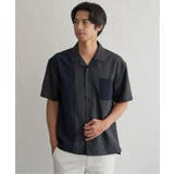 リネンライク冷感切り替えオープンカラーシャツ | ikka | 詳細画像12