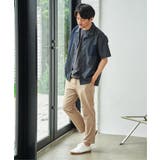 リネンライク冷感切り替えオープンカラーシャツ | ikka | 詳細画像5