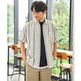 オフホワイト | 冷感パナマレギュラーカラー半袖シャツ | ikka