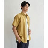 冷感パナマレギュラーカラー半袖シャツ | ikka | 詳細画像10
