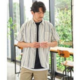 冷感パナマレギュラーカラー半袖シャツ | ikka | 詳細画像2